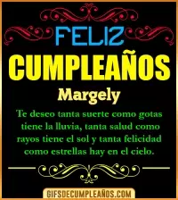 GIF Frases de Cumpleaños Margely